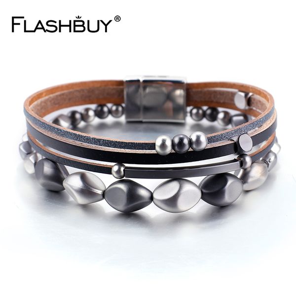 flashbuy trendy natural beads strand bracelet for fashion metal charm wrap bangles for women gift jewelry wholesale hot, Golden;silver
flashbuy trendy natural beads strand bracelet for fashion metal charm wrap bangles for women gift jewelry wholesale hot, Golden;silver