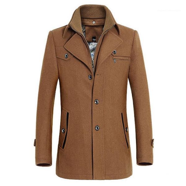 color long coats lapel neck button zipper business style fashion hoome clothing casual corta vento mens winter solid, Tan;black
color long coats lapel neck button zipper business style fashion hoome clothing casual corta vento mens winter solid, Tan;black