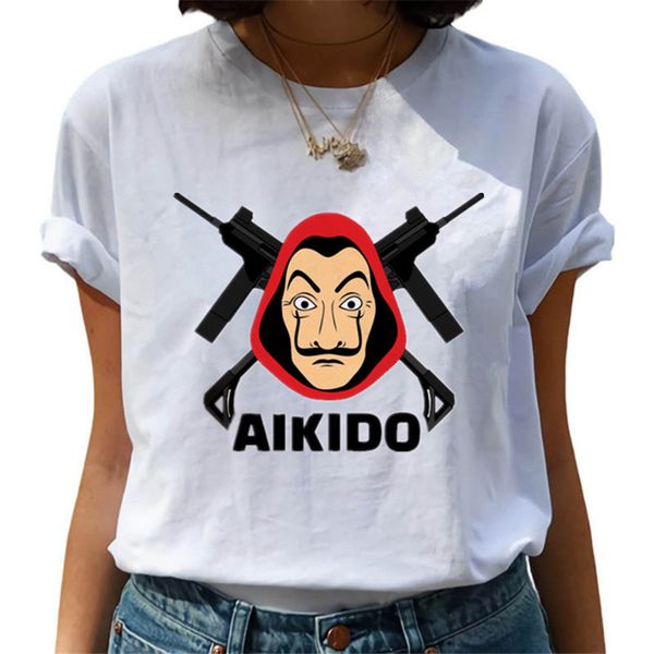 2020 новых женщин tshirt la casa de papel tshirt смешной топ tee женский печать дом бумаги тенниска новые деньги heist, White
2020 новых женщин tshirt la casa de papel tshirt смешной топ tee женский печать дом бумаги тенниска новые деньги heist, White