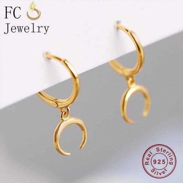 hoop & huggie fc jewelry 925 silver minimalist gold color crescent earring for women geometric ear piercing orecchini hanger autumn 2021, Golden;silver
hoop & huggie fc jewelry 925 silver minimalist gold color crescent earring for women geometric ear piercing orecchini hanger autumn 2021, Golden;silver