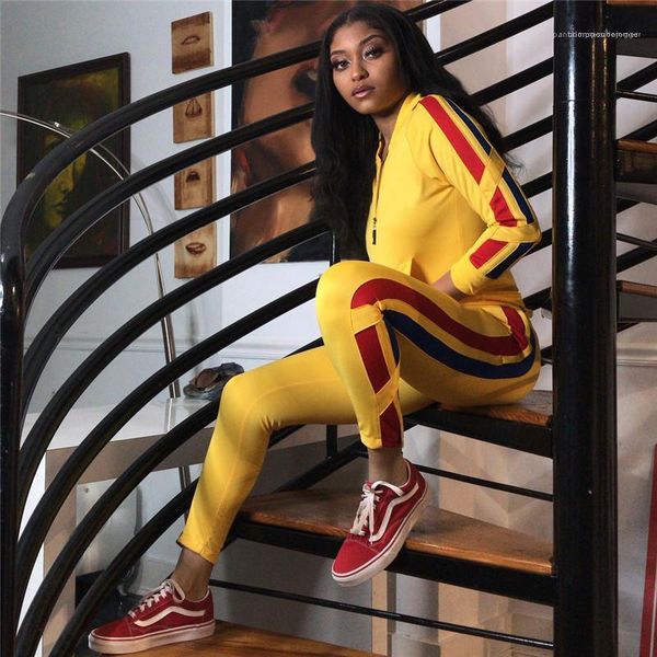 suits striped print panelled womens 2pcs set sportwear clothing casual womens tracksuits ladies long sleeve tshirts long pants, Gray
suits striped print panelled womens 2pcs set sportwear clothing casual womens tracksuits ladies long sleeve tshirts long pants, Gray
