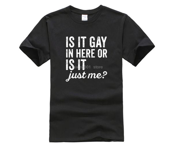 summer fit slim men t-shirts 100% cotton gay funny men is it gay in here or is it just me tee short fashion t-shirt men
summer fit slim men t-shirts 100% cotton gay funny men is it gay in here or is it just me tee short fashion t-shirt men