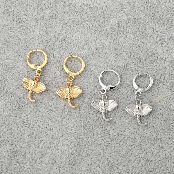 1pair punk geometric animal elephant small hoop earrings for women girl trendy pendant ear ring hoops daily jewelry e659-2, Golden;silver
1pair punk geometric animal elephant small hoop earrings for women girl trendy pendant ear ring hoops daily jewelry e659-2, Golden;silver