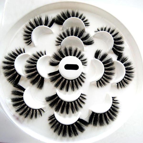 7 pairs 3d soft mink hair false eyelashes handmade wispy fluffy long lashes makeup tools faux eye lashes new styles
7 pairs 3d soft mink hair false eyelashes handmade wispy fluffy long lashes makeup tools faux eye lashes new styles
