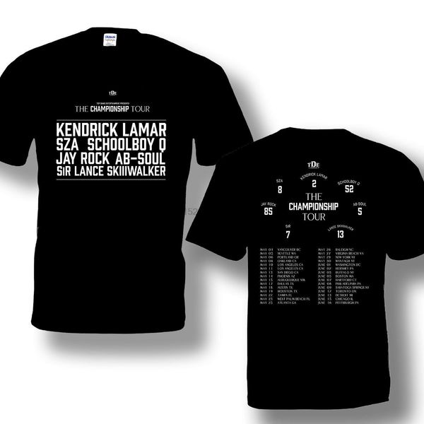 the championship tour 2018 new black color short sleeve t shirt size s-xxl 
the championship tour 2018 new black color short sleeve t shirt size s-xxl