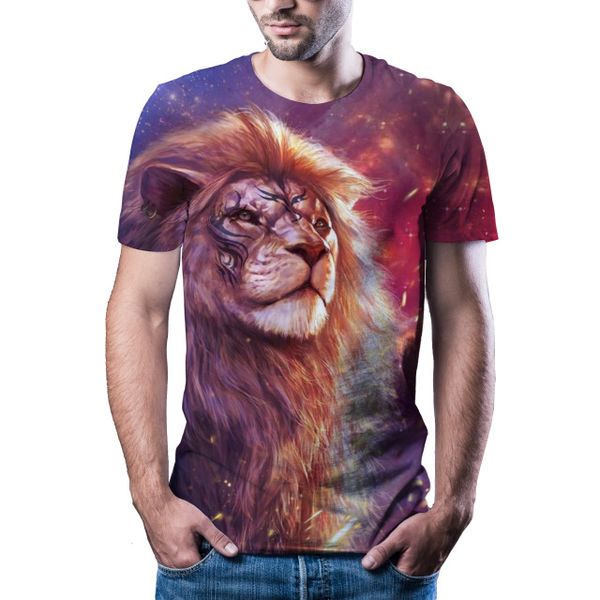 new tiger print summer animal nature brand shirtxxs 3d print shirts oversized oversized hippie men clothing