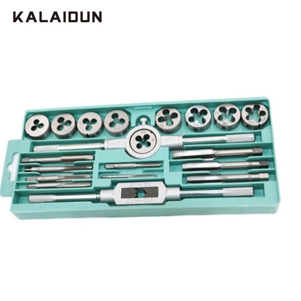 kalaidun wrench tap and die pro set 12/20pcs m3/m12 hand spiral point straight fluted screw tap internal thread hand tools kit
kalaidun wrench tap and die pro set 12/20pcs m3/m12 hand spiral point straight fluted screw tap internal thread hand tools kit