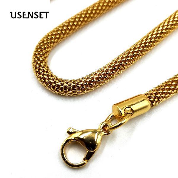 usenset 4mm 24 inches chain necklace jewelry men accessories stainless steel me0h chain necklace for womens ys, Silver
usenset 4mm 24 inches chain necklace jewelry men accessories stainless steel me0h chain necklace for womens ys, Silver