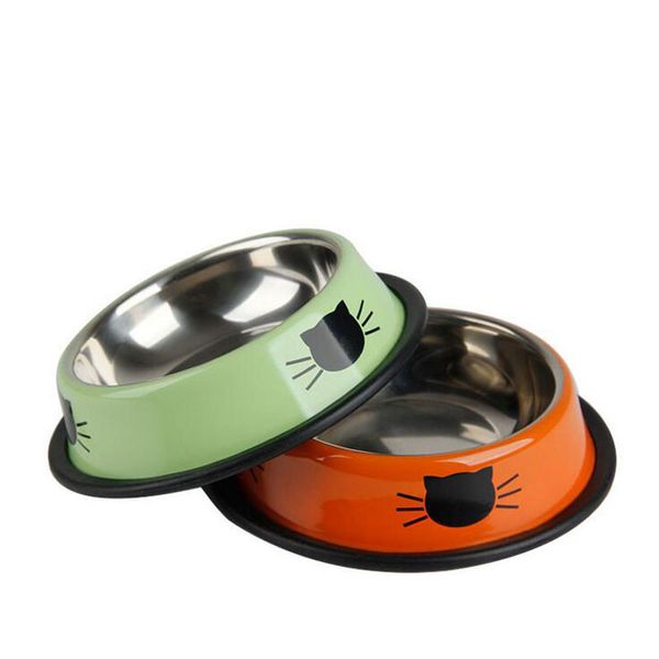 cat bowls & feeders 1pcs dog stainless steel pets drinking feeding pet supplies anti-skid dogs cats water bowl tools
cat bowls & feeders 1pcs dog stainless steel pets drinking feeding pet supplies anti-skid dogs cats water bowl tools