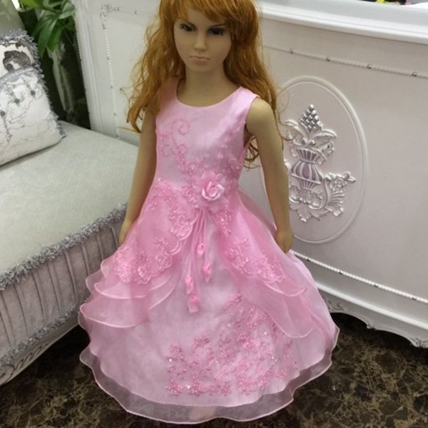 new girl dress with hoop inside flower embroidered party wedding bridesmaid princess dresses formal children clothes, Red;yellow
new girl dress with hoop inside flower embroidered party wedding bridesmaid princess dresses formal children clothes, Red;yellow