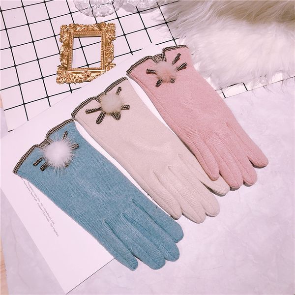five fingers gloves women korean touch screen cashmere simple wool student female winter knitted warm, Blue;gray
five fingers gloves women korean touch screen cashmere simple wool student female winter knitted warm, Blue;gray