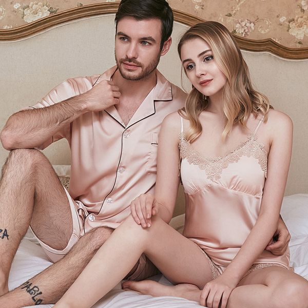 sleep set lovers summer new nightwear casual kimono bathrobe gown intimate lingerie male satin turn-down collar home clothes, Black;brown
sleep set lovers summer new nightwear casual kimono bathrobe gown intimate lingerie male satin turn-down collar home clothes, Black;brown