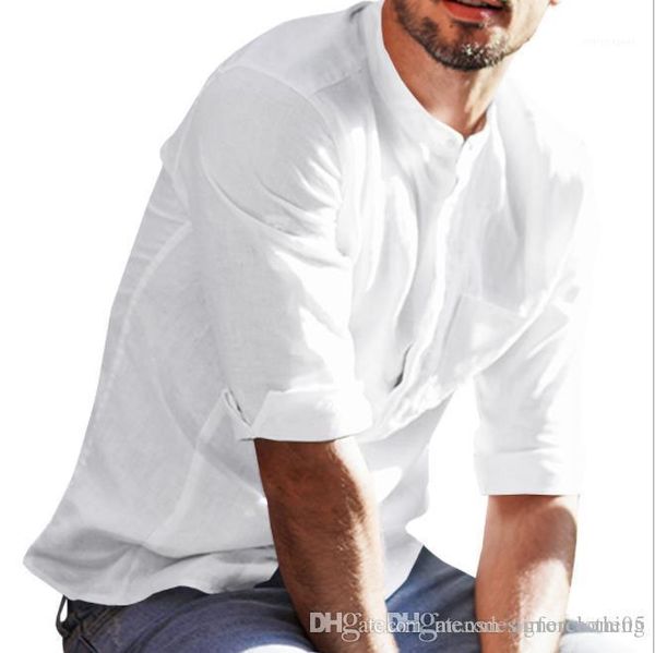 thin breathable casual fashion gentle casual shirts clothes mens spring new shirts solid linen, White;black
thin breathable casual fashion gentle casual shirts clothes mens spring new shirts solid linen, White;black