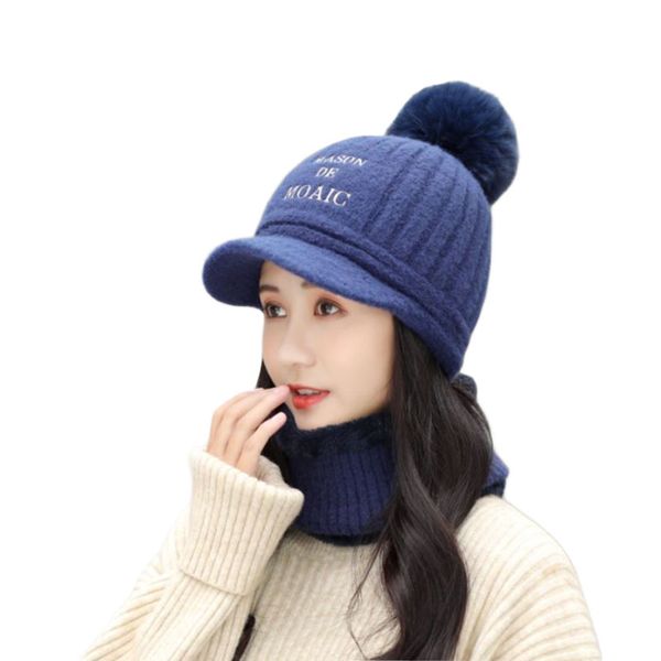 женские девушки knit beanie шарф маска set мягкий теплый флис подкладке шапки зимние лыжные с помпоном, Blue;gray
женские девушки knit beanie шарф маска set мягкий теплый флис подкладке шапки зимние лыжные с помпоном, Blue;gray