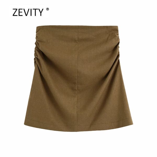 2020 women elegant solid color side pleats slimming mini skirt faldas mujer ladies casual back zipper pencil linen skirts qun653, Black
2020 women elegant solid color side pleats slimming mini skirt faldas mujer ladies casual back zipper pencil linen skirts qun653, Black