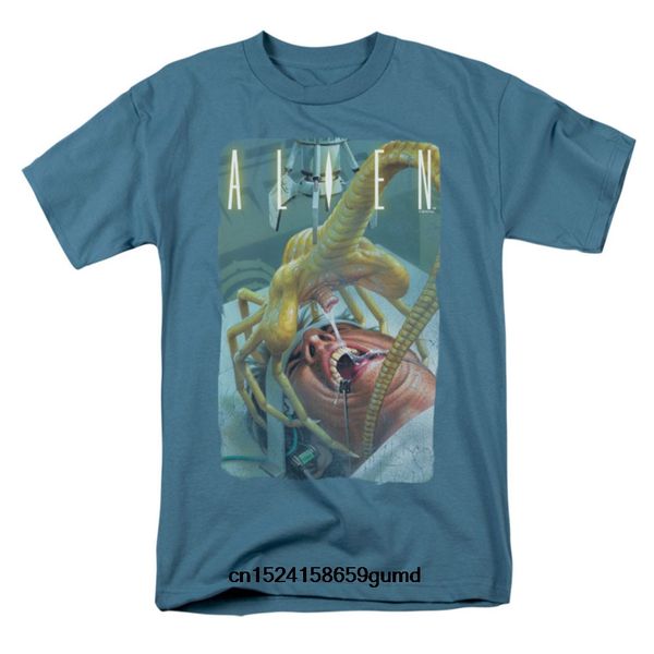 funny men t shirt women novelty tshirt alien slobber t-shirt