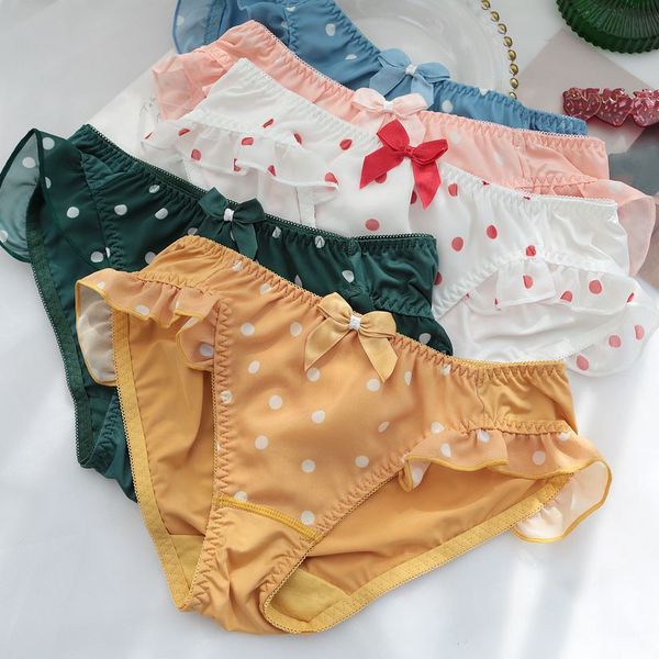 girls underwear women ropa interior femenina majtki damskie panties women sweet cute bow with lotus leaf dot bragas mujer, Black;pink
girls underwear women ropa interior femenina majtki damskie panties women sweet cute bow with lotus leaf dot bragas mujer, Black;pink
