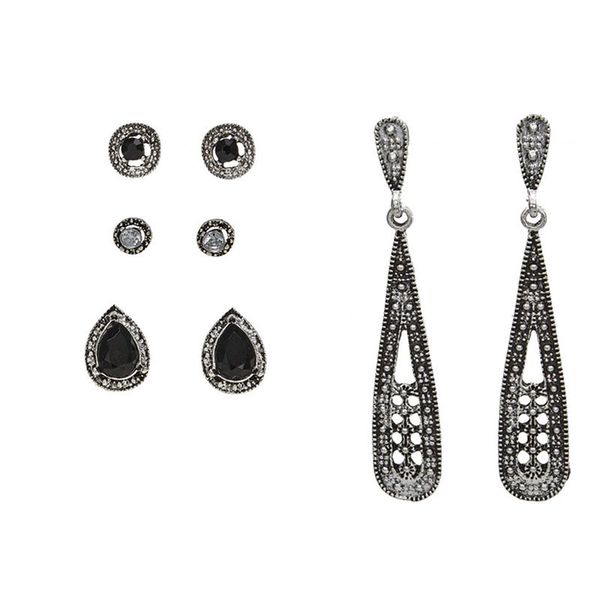 stud 4 pcs/lot vintage bohemia alloy ear clip set for women lovely charms black shaped circles jewelry, Golden;silver
stud 4 pcs/lot vintage bohemia alloy ear clip set for women lovely charms black shaped circles jewelry, Golden;silver