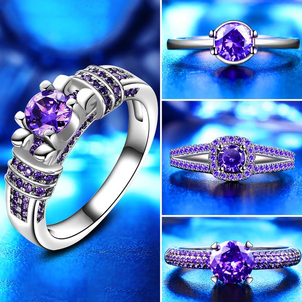 20 styles luxury crystal engagement ring for women diamonds zircon elegant rings claws design female wed ring jewelry wholesale, Golden;silver
20 styles luxury crystal engagement ring for women diamonds zircon elegant rings claws design female wed ring jewelry wholesale, Golden;silver
