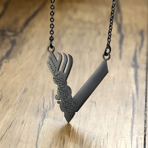 vnox viking amulet necklace stainless steel men necklaces nordic scandinavian jewelry, Silver
vnox viking amulet necklace stainless steel men necklaces nordic scandinavian jewelry, Silver