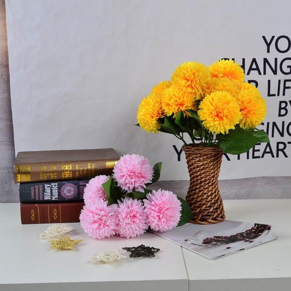 5 heads artificial flower bouquet wedding party ceremony floral decor silk cloth fake flower with leaves, white
5 heads artificial flower bouquet wedding party ceremony floral decor silk cloth fake flower with leaves, white