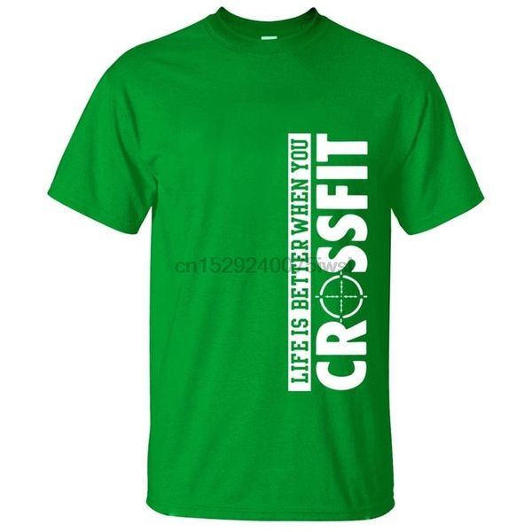 crossfit short sleeve cool t shirt men t shirt summer funny t-shirt(s-xxxl