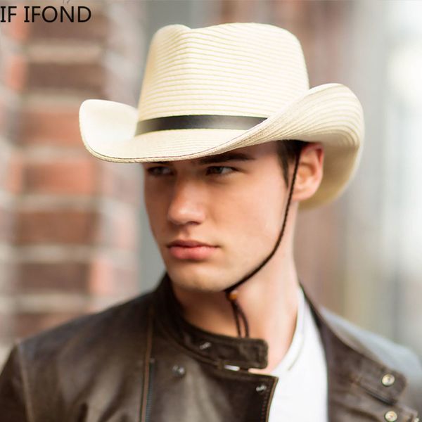 new summer panama hats men straw cowboy sun hat folding western wide curved brim mrvq, Blue;gray
new summer panama hats men straw cowboy sun hat folding western wide curved brim mrvq, Blue;gray