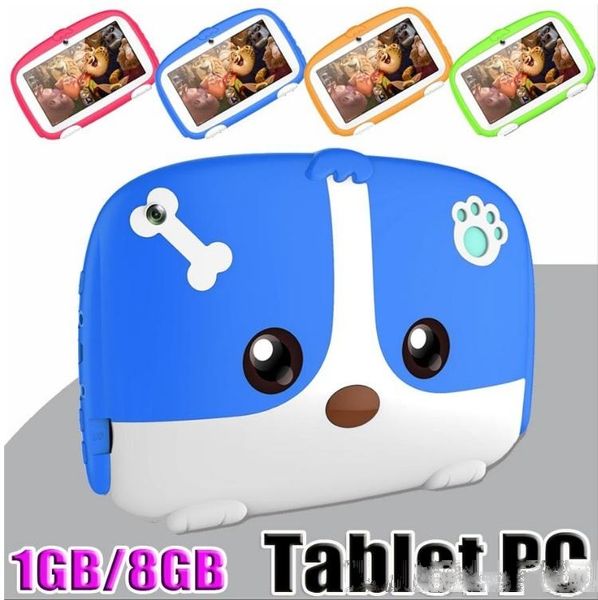

kids tablet pc 7 7 inch quad core children tablet android 6.0 allwinner a33 google player 512mb/1gb ram 8gb rom