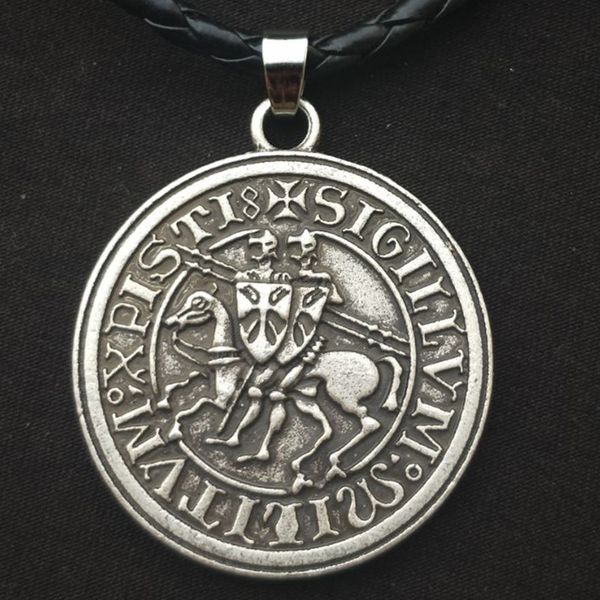 vintage viking knight necklace round pendant for men greek latin assassin's creed templar retro necklaces male jewelry gift, Silver
vintage viking knight necklace round pendant for men greek latin assassin's creed templar retro necklaces male jewelry gift, Silver