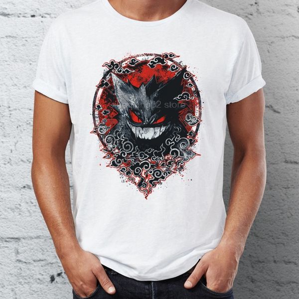 t shirt uomo ombra rossa versione brillante gengar gioco tee