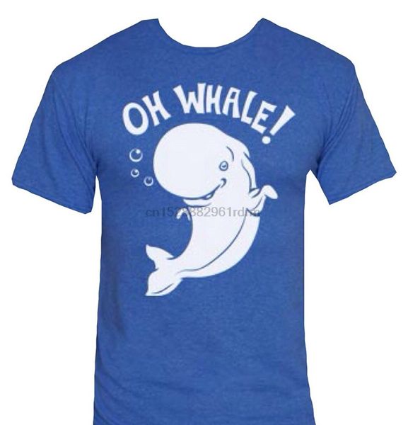 2020 summer style fashion oh whale t-shirt-funny humorous novelty shirt tees