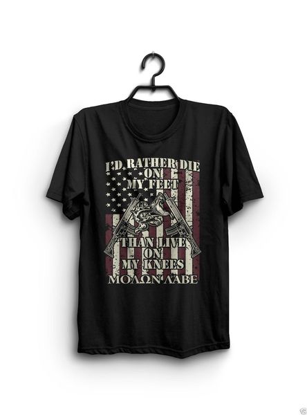 cool t-shirts designs selling men i'd rather die on my feet than live on my knees - 2nd amendment shirt molon labe t-shirt
cool t-shirts designs selling men i'd rather die on my feet than live on my knees - 2nd amendment shirt molon labe t-shirt