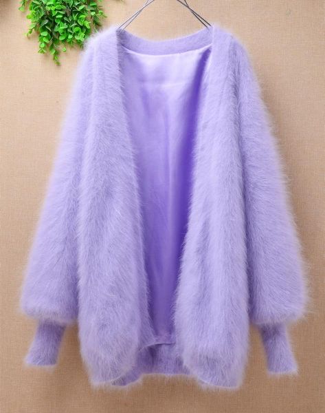 women's knits & tees ladies women winter mink cashmere medium long fashion genuine loose lantern long-sleeves knitted fur sweater coat, White
women's knits & tees ladies women winter mink cashmere medium long fashion genuine loose lantern long-sleeves knitted fur sweater coat, White