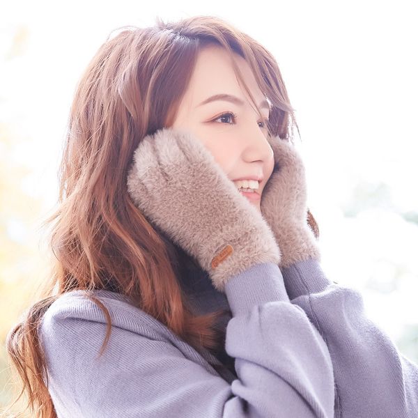 five fingers gloves winter touch screen ladies warm elastic knit wool all finger velvet female crochet thickening, Blue;gray
five fingers gloves winter touch screen ladies warm elastic knit wool all finger velvet female crochet thickening, Blue;gray