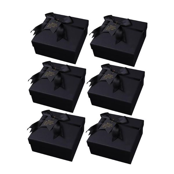 gift wrap 6pcs luxury bowknot box wrapping dlicate paper chic package for wedding valentines day (black)
gift wrap 6pcs luxury bowknot box wrapping dlicate paper chic package for wedding valentines day (black)