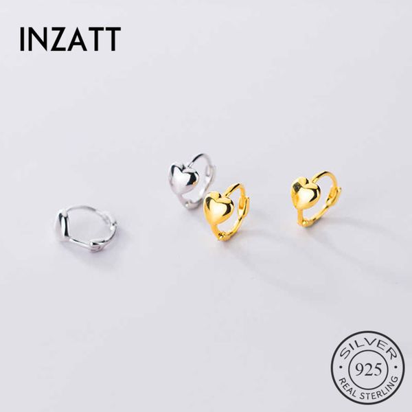 inzareal 925 sterling silver heart hoop earrings for fashion women party minimalist fine jewelry cute accessories gift, Golden;silver
inzareal 925 sterling silver heart hoop earrings for fashion women party minimalist fine jewelry cute accessories gift, Golden;silver