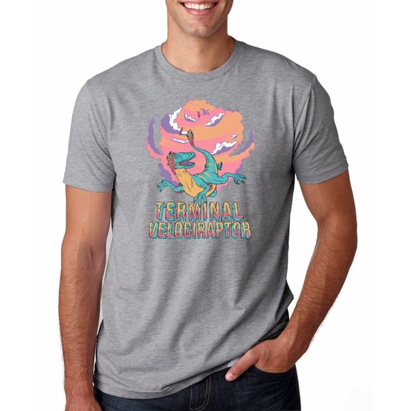 2020 новых людей прибытия терминала velociraptor печать футболка мода t-shirt печать повседневный короткий рукав
2020 новых людей прибытия терминала velociraptor печать футболка мода t-shirt печать повседневный короткий рукав