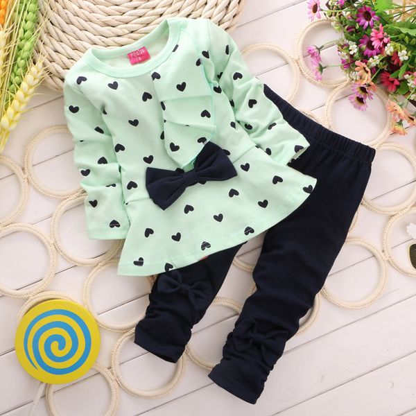 cute girls clothing sets children clothes set cotton bow t shirt leggings pants 2 pcs baby kids suit costume for 0-4 year, White
cute girls clothing sets children clothes set cotton bow t shirt leggings pants 2 pcs baby kids suit costume for 0-4 year, White
