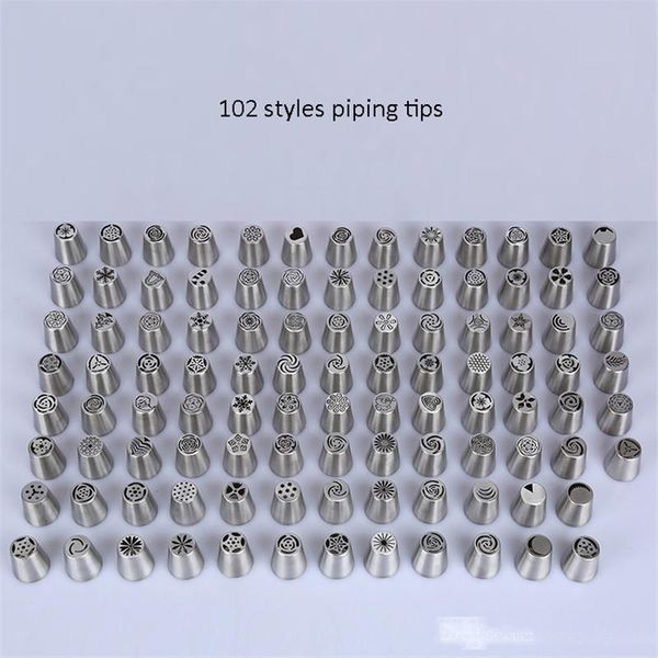 102 styles russian piping tips cake nozzles icing tips pastry bag for cake cupcake decorating supplies piping tips c0763
102 styles russian piping tips cake nozzles icing tips pastry bag for cake cupcake decorating supplies piping tips c0763