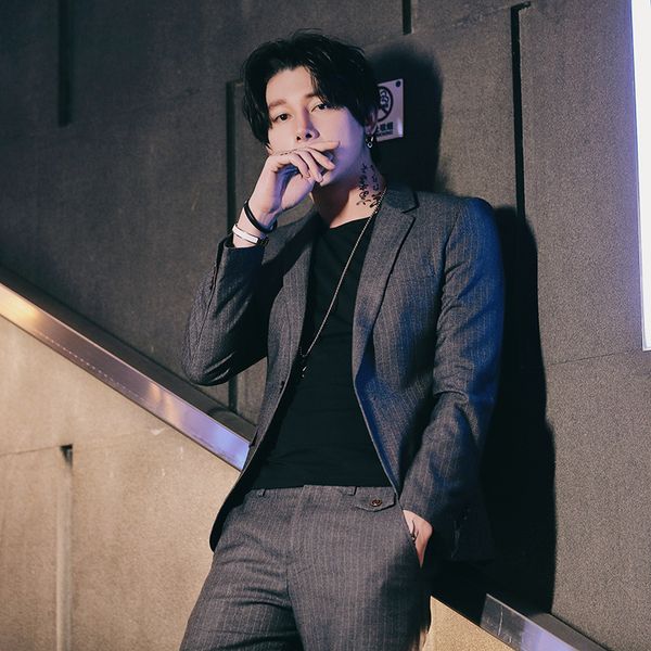 men's suits & blazers black grey navy blue mens latest coat pant designs korean style slim fit groom wedding suit formal wear, White;black
men's suits & blazers black grey navy blue mens latest coat pant designs korean style slim fit groom wedding suit formal wear, White;black