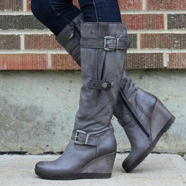 женщины boots pu кожа пряжка ретро вскользь женщины пинетки гладиатор ботинки высокой пятки способа повелительниц botas mujer invierno tw498, Black
женщины boots pu кожа пряжка ретро вскользь женщины пинетки гладиатор ботинки высокой пятки способа повелительниц botas mujer invierno tw498, Black