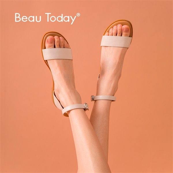 beautoday flat sandals women genuine cow leather ankle strap cover heel gladiator ladies summer casual shoes handmade 32097 0925, Black
beautoday flat sandals women genuine cow leather ankle strap cover heel gladiator ladies summer casual shoes handmade 32097 0925, Black