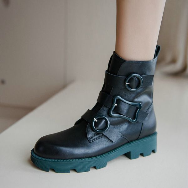 qzyerai new winter genuine leather women boots ankle motorcycle boots female cowhide warm women shoes, Black
qzyerai new winter genuine leather women boots ankle motorcycle boots female cowhide warm women shoes, Black