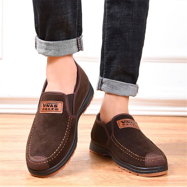 cloth shoes winter new dad middle-aged thick warm casual men's shoes plus velvet men's cotton boots, Black
cloth shoes winter new dad middle-aged thick warm casual men's shoes plus velvet men's cotton boots, Black