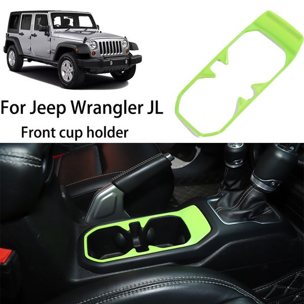 green front water cup holder decorative cover for jeep wrangler jl jt 2018 factory outlet high quatlity auto internal accessories
green front water cup holder decorative cover for jeep wrangler jl jt 2018 factory outlet high quatlity auto internal accessories