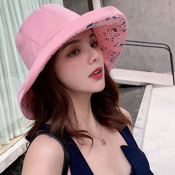 wide brim hats outdoor travel double-sided wearing big summer japanese style sunshade sun hat solid color bucket for women, Blue;gray
wide brim hats outdoor travel double-sided wearing big summer japanese style sunshade sun hat solid color bucket for women, Blue;gray