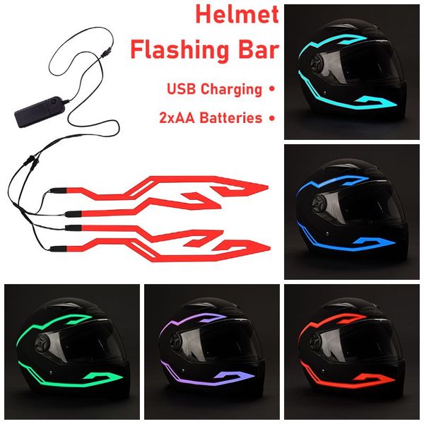 4-in-1 motorcycle helmet led luminous sticker night riding cold light signal flashing strip helmets universal strip usb charger
4-in-1 motorcycle helmet led luminous sticker night riding cold light signal flashing strip helmets universal strip usb charger