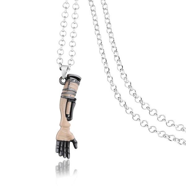 zxmj popular movies sekiro: shadows die twice necklace pendant mechanical arm 60cm link chain necklaces for christmas gifts, Silver
zxmj popular movies sekiro: shadows die twice necklace pendant mechanical arm 60cm link chain necklaces for christmas gifts, Silver