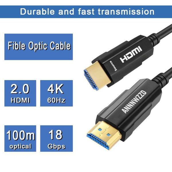 hdmi cable optical fiber hdmi 2.0 cable 4k 60hz 3d 2m 5m 10m 15m 20m 30m 50m 100m for hd tv lcd lapps4 projector computer
hdmi cable optical fiber hdmi 2.0 cable 4k 60hz 3d 2m 5m 10m 15m 20m 30m 50m 100m for hd tv lcd lapps4 projector computer