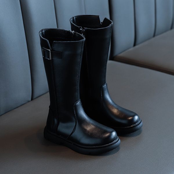 knee high boots for girls kids girls leather long boots fashion black girl soft bottom children snow boot sz267, Black;grey
knee high boots for girls kids girls leather long boots fashion black girl soft bottom children snow boot sz267, Black;grey